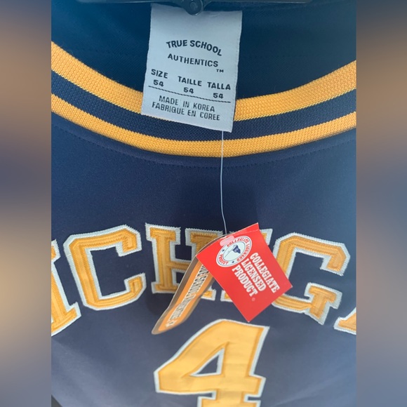 Authentic Chris Webber Michigan Jersey - Picture 4 of 4